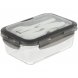 Ланчбокс Hard Work, серый 
