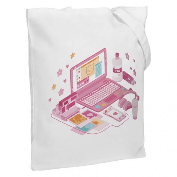 Холщовая сумка «Осака. Юке», молочно-белая 