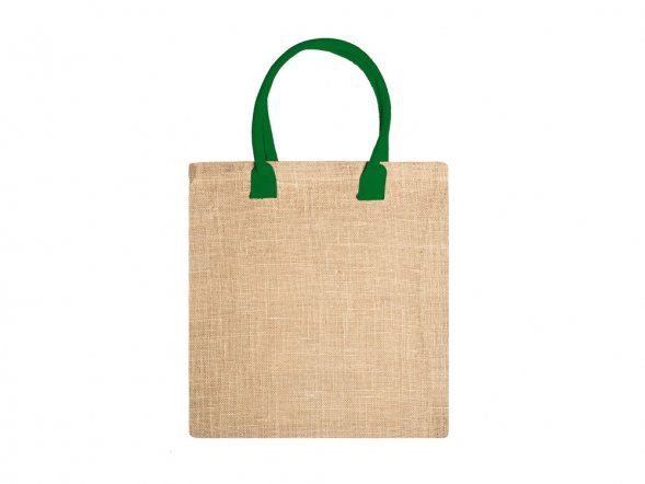 Сумка NIMES из натурального джута, бежевый/папоротник 