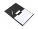 Планшет на магнитах с крышкой из экокожи Favor, черный 