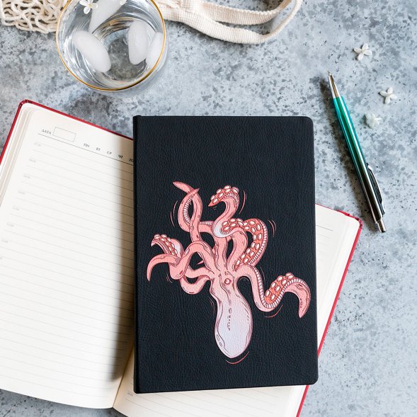 Ежедневник Marseille soft touch BtoBook недатированный, черный (без упаковки, без стикера) 