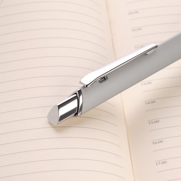 Шариковая ручка Pyramid NEO, серебро 