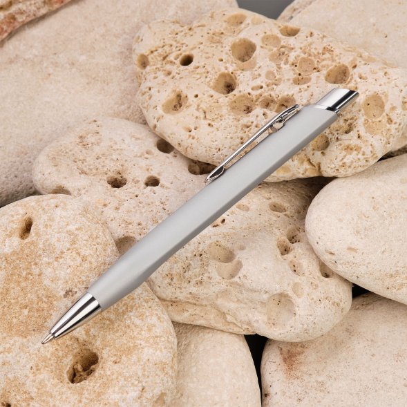 Шариковая ручка Pyramid NEO, серебро 
