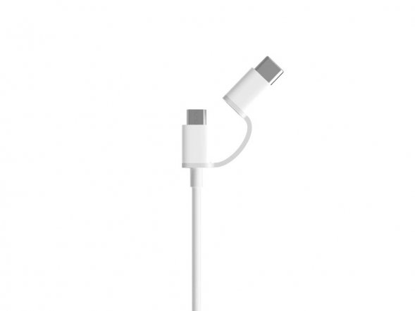 Кабель Mi 2-in-1 USB Cable Micro-USB to Type C 30см SJX02ZM (SJV4083TY) 