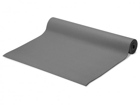 ПВХ Коврик для йоги Asana, серый 