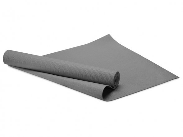 ПВХ Коврик для йоги Asana, серый 
