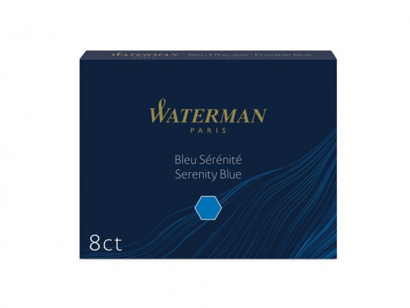 Чернила в картридже Waterman Ink cartridge Standard Blue (в упаковке 8 картриджей) 