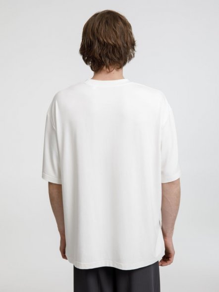 Футболка оверсайз унисекс Lavinia, белая 