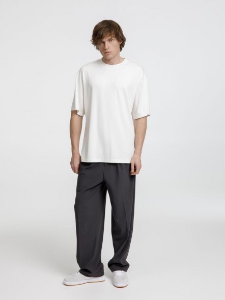 Футболка оверсайз унисекс Lavinia, белая 