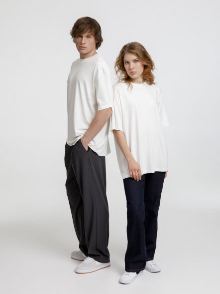 Футболка оверсайз унисекс Lavinia, белая 