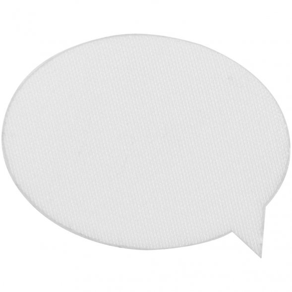 Наклейка тканевая Lunga Bubble, M, белая 