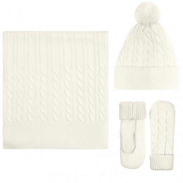 Шапка Heat Trick, белая (молочная) 