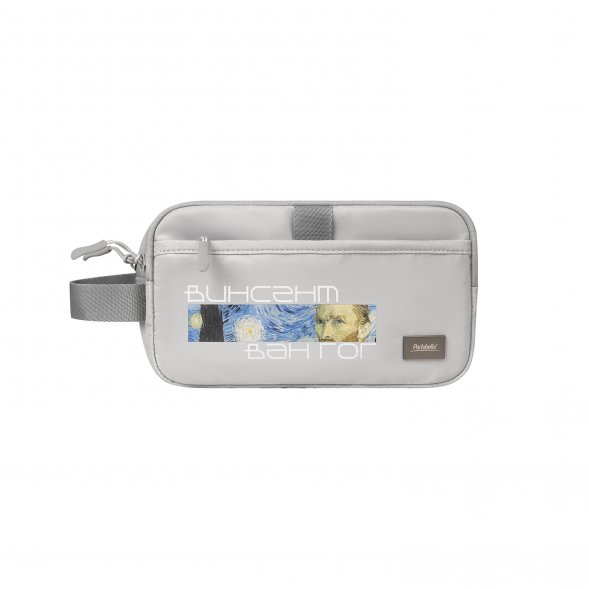 Дорожная косметичка Boston, серая 