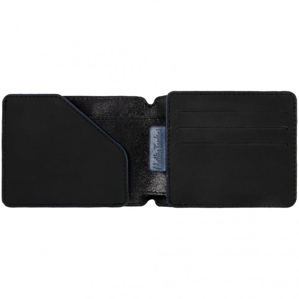 Портмоне Arrival, черное с синим 