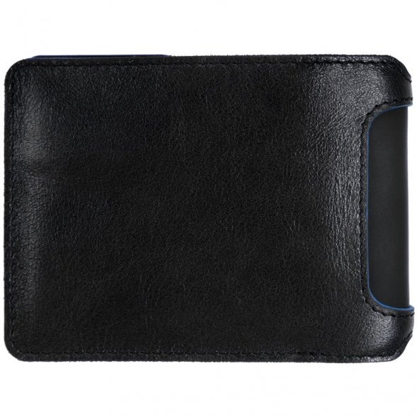 Портмоне Arrival, черное с синим 