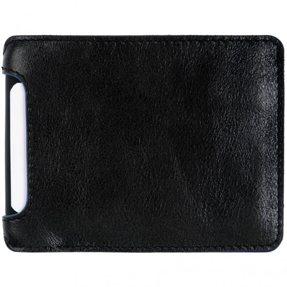 Портмоне Arrival, черное с синим 