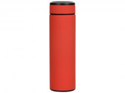 Термос Confident с покрытием soft-touch 420мл, красный (P)