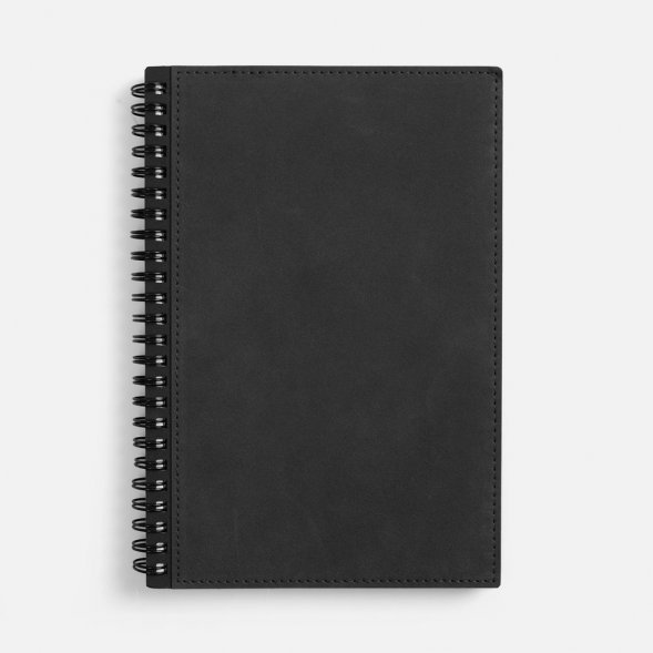 Ежедневник Notera, недатированный, черный 