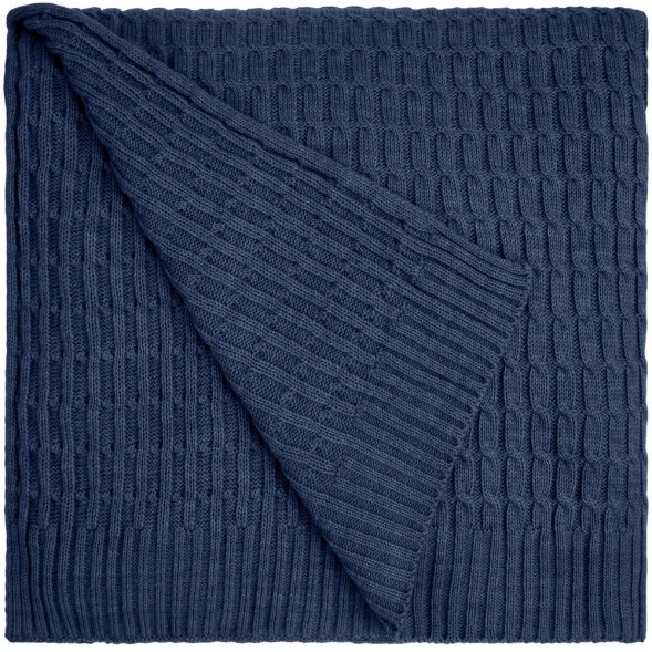 Плед Slumberland, синий (джинс) 