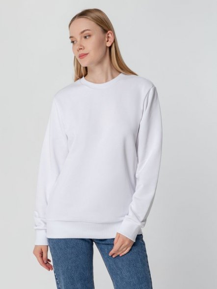 Свитшот унисекс Sublimatism, белый 