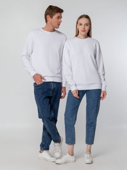 Свитшот унисекс Sublimatism, белый 