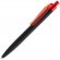 Ручка шариковая Prodir QS01 PRT-P Soft Touch, черная с красным 