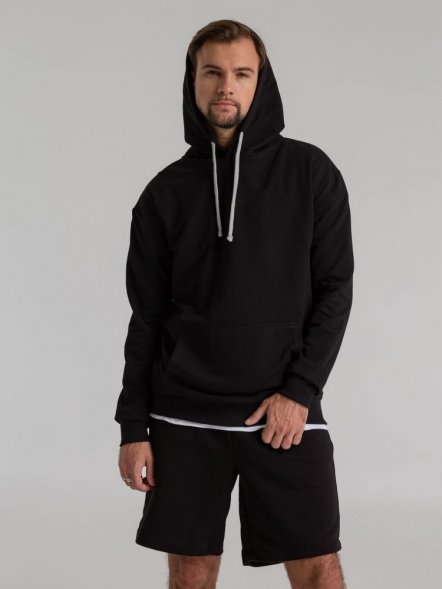 Толстовка с капюшоном Unit Kirenga, черная 