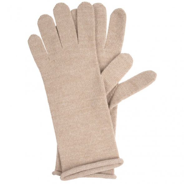 Перчатки Alpine, удлиненные, бежевые 