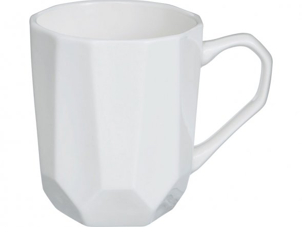 Кружка с гранями Amery, 310мл, белый 