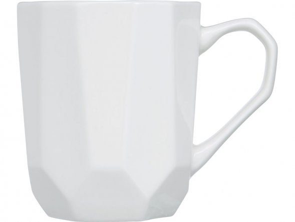 Кружка с гранями Amery, 310мл, белый 