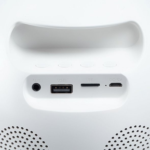 Лампа-колонка со световым будильником dreamTime, ver.2, белая 