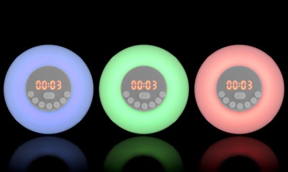 Лампа-колонка со световым будильником dreamTime, ver.2, белая 