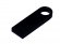 USB 2.0-флешка на 512 Мбайт с мини чипом и круглым отверстием, черный 