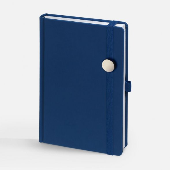Ежедневник Favor Metal, недатированный, синий 