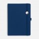 Ежедневник Favor Metal, недатированный, синий 
