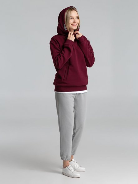 Толстовка Kulonga Terry, бордовая 