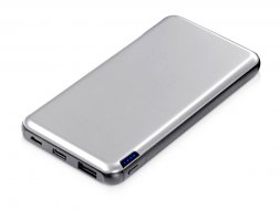 Внешний аккумулятор Forge v.2, металл, 10000mah, белый