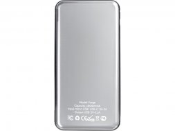 Внешний аккумулятор Forge v.2, металл, 10000mah, белый