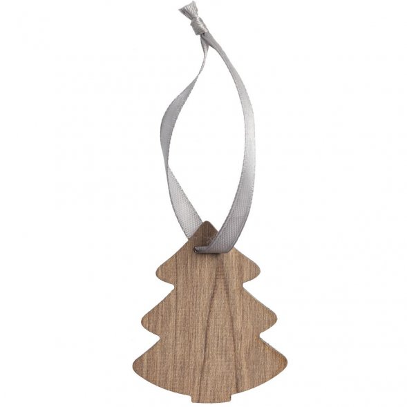 Елочная мини-подвеска «Елочка», дуб 