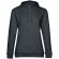 Толстовка с капюшоном женская Hoodie, серый меланж (антрацит) 