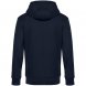 Толстовка с капюшоном унисекс King, темно-синяя 