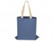 Сумка для шопинга Steady из хлопка с парусиновыми ручками, 260 г/м2, голубой 