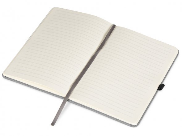 Блокнот Pocket 140*205 мм с карманом для телефона, серый 