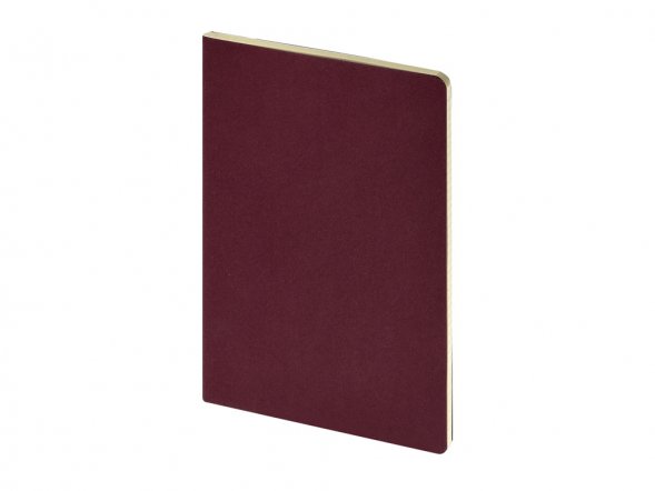 Бизнес тетрадь А5 Megapolis flex 60 л. soft touch клетка, бордовый 