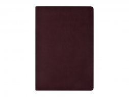 Бизнес тетрадь А5 Megapolis flex 60 л. soft touch клетка, бордовый