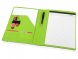 Папка для документов Делос, черный/зеленое яблоко (P) 