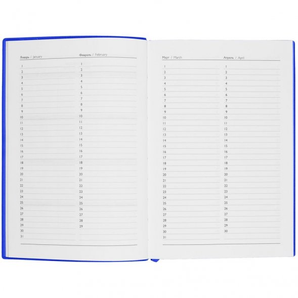 Ежедневник Martos, недатированный, синий 