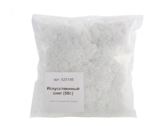 Искусственный снег, 50 г, вискоза 