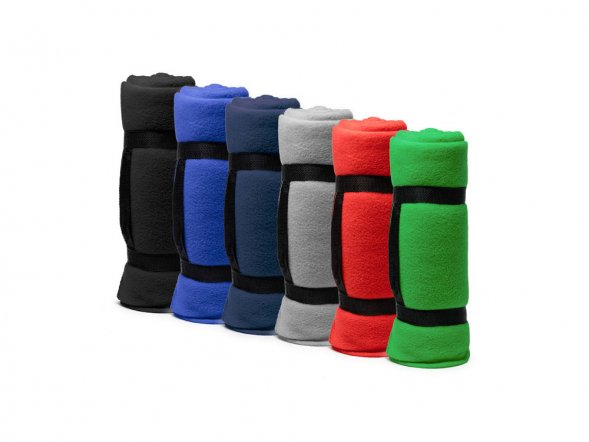 Флисовый плед DANERIS с антипиллинговой обработкой, красный 