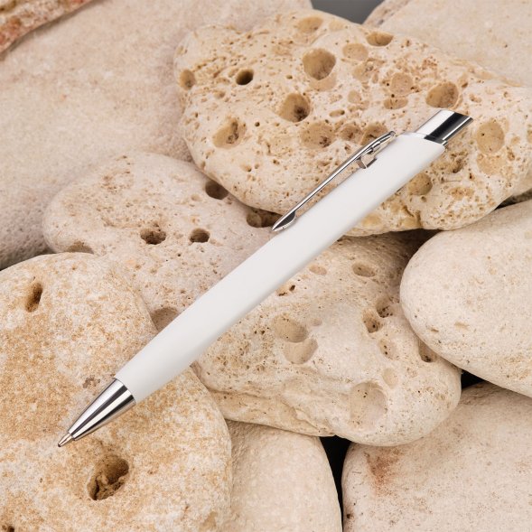 Шариковая ручка Pyramid NEO, белая 